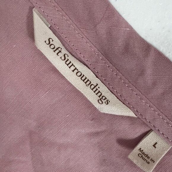 Soft Surroundings Felicity Fringe Pink Dress - Picture 6 of 13